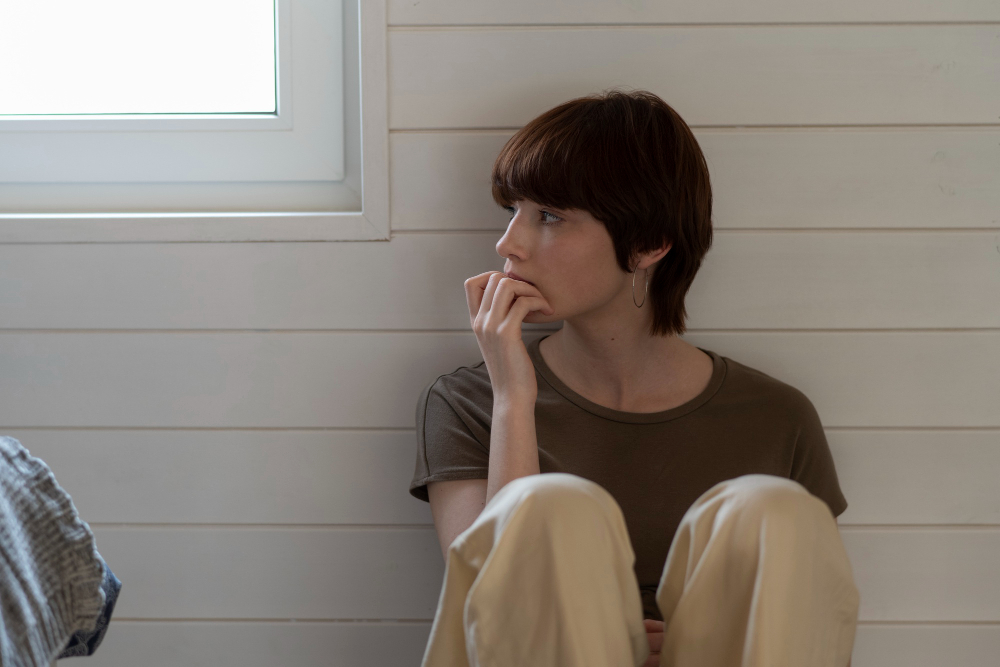 девушка в диссоциативном ступоре